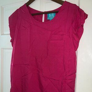 Escapada Pink Blouse Pullover Top Women's XS Summer